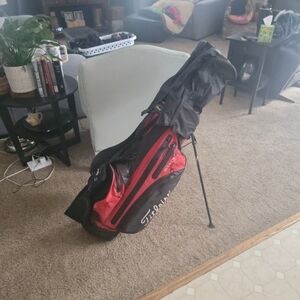 Red and Black Golf Bag